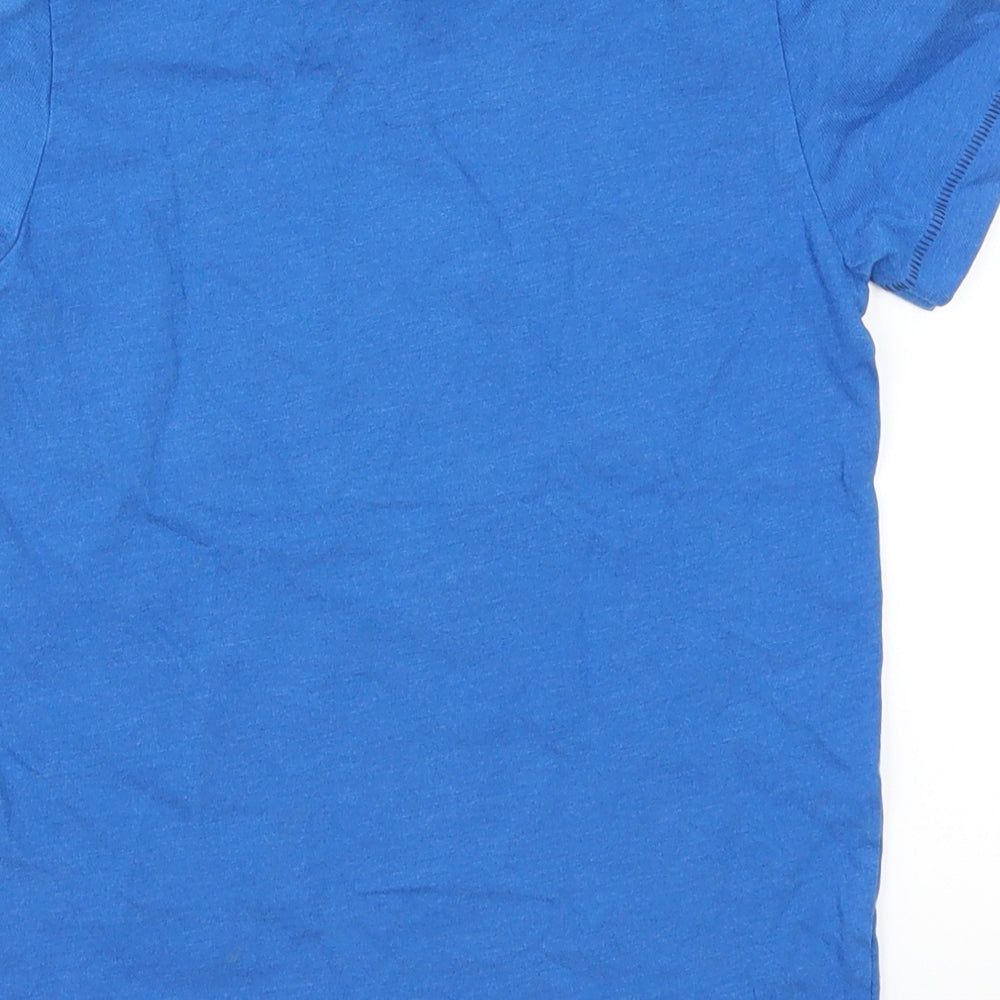 Marks and Spencer Boys Blue   Basic T-Shirt Size 5-6 Years  - Take Me To The Big Waves