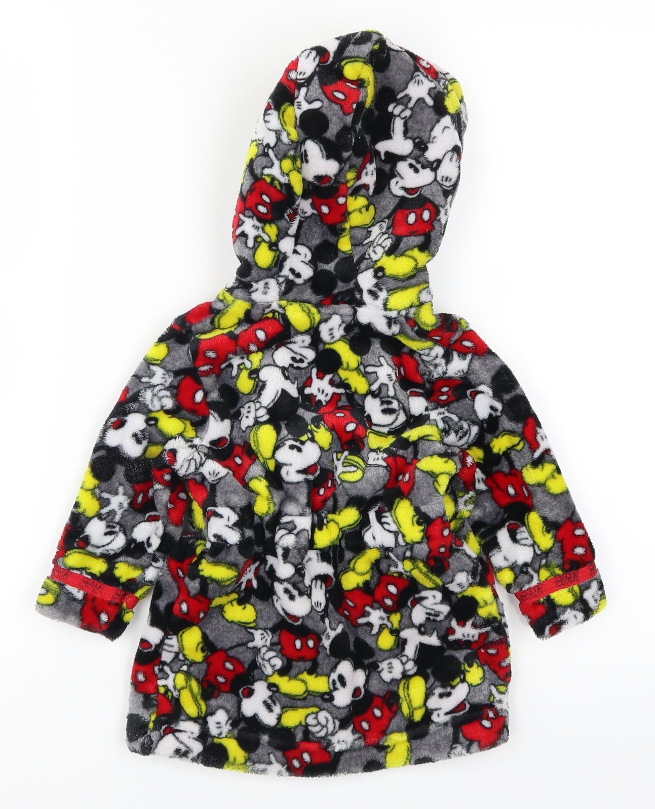 Matalan Boys Multicoloured Geometric  Kimono Robe Size 9-12 Months  - Mickey Mouse