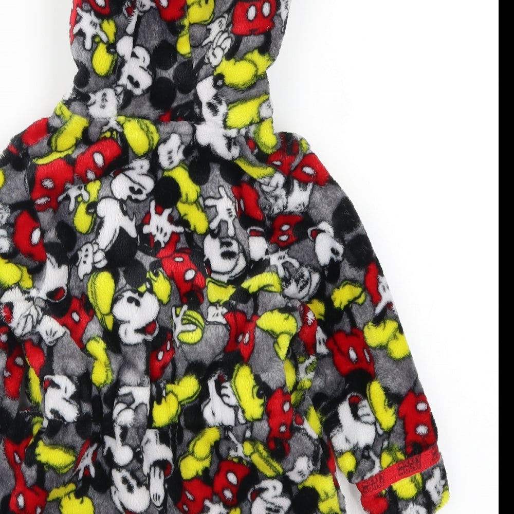 Matalan Boys Multicoloured Geometric  Kimono Robe Size 9-12 Months  - Mickey Mouse