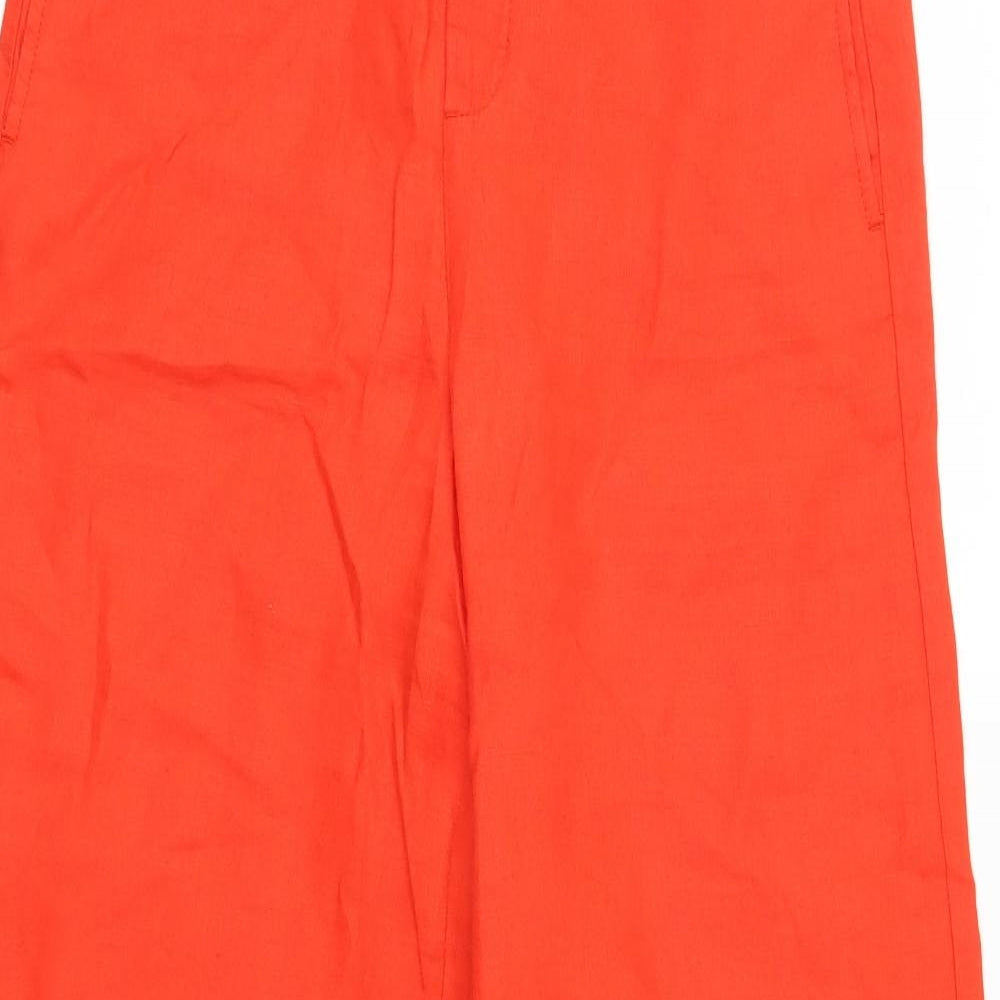 Zara Womens Red   Trousers  Size S L32 in