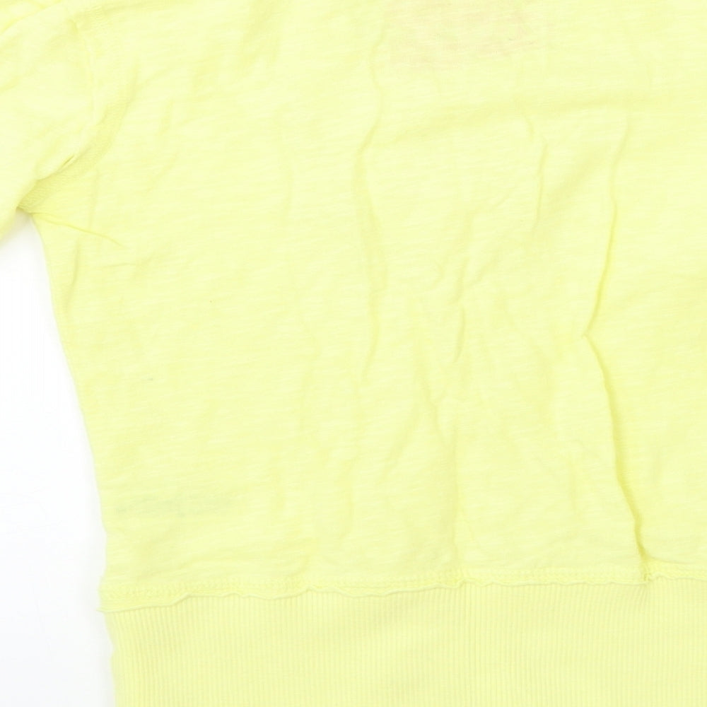 George Girls Yellow   Pullover Jumper Size 6-7 Years