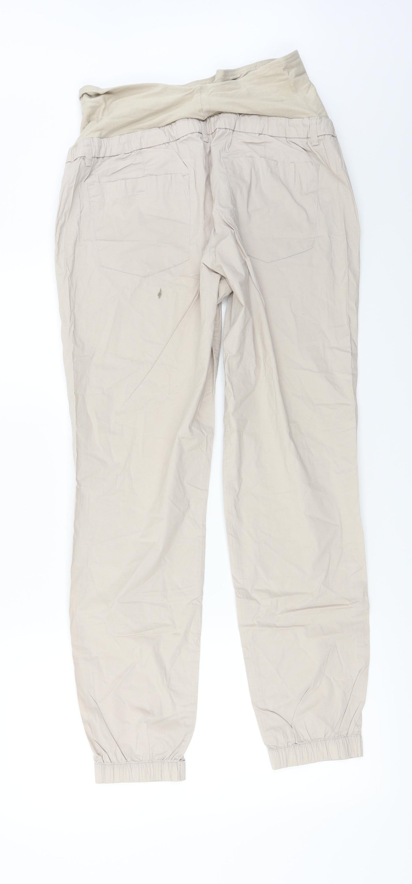 H&M  Womens Ivory   Trousers  Size 10 L27 in