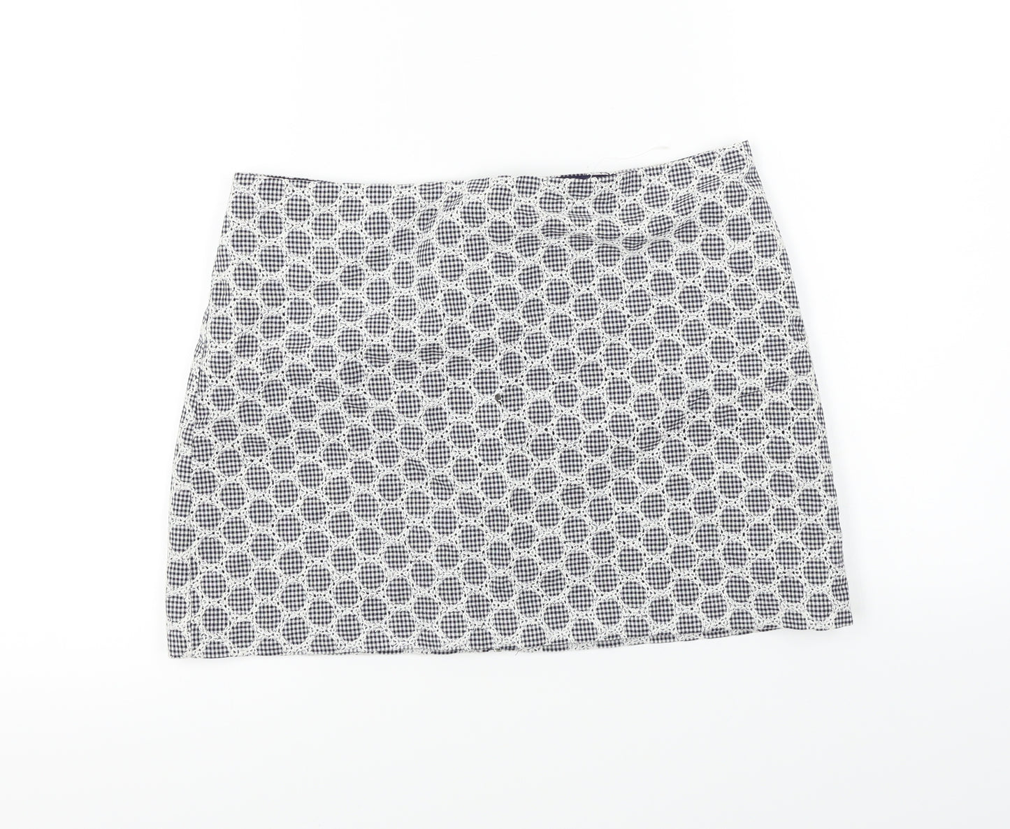 Topshop  Womens White   A-Line Skirt Size 10