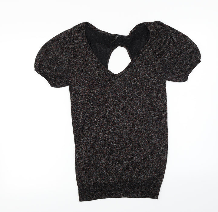 Topshop  Womens Black   Pullover Jumper Size 10
