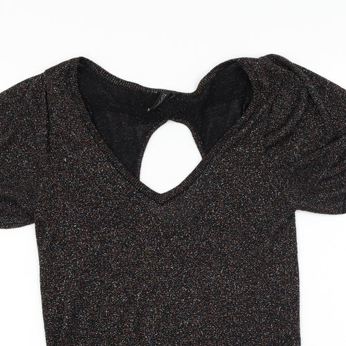 Topshop  Womens Black   Pullover Jumper Size 10