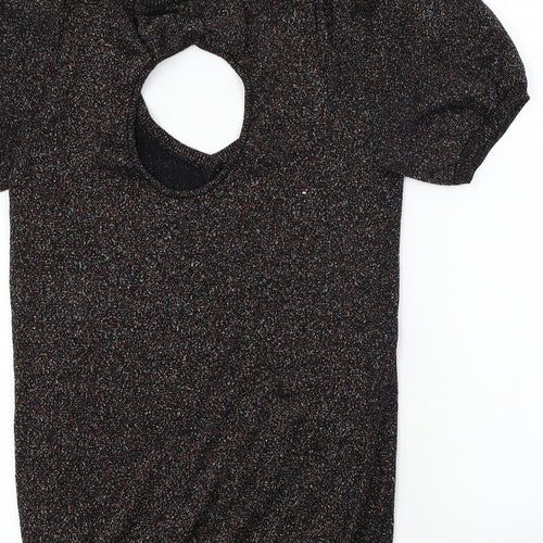 Topshop  Womens Black   Pullover Jumper Size 10
