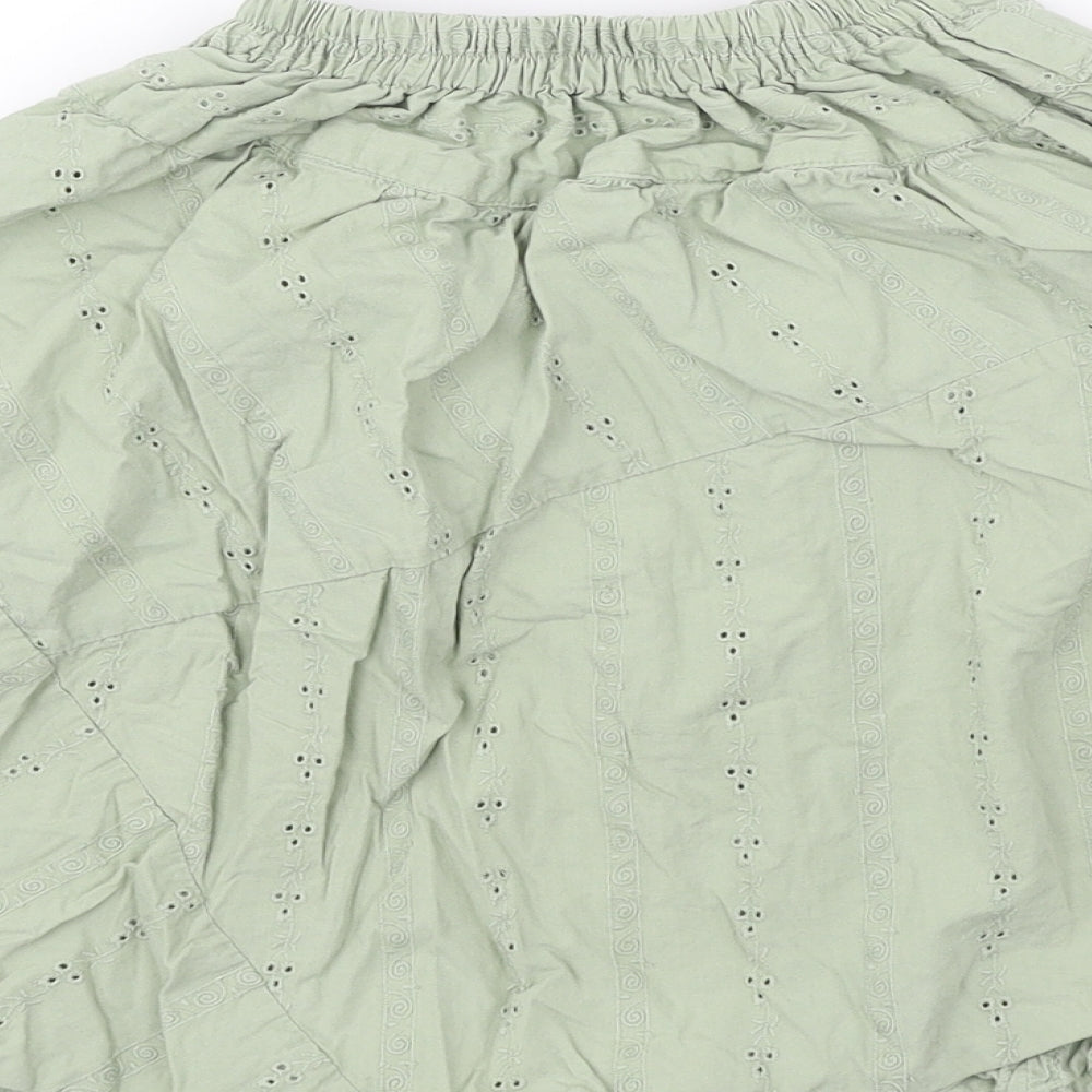 George  Girls Green   A-Line Skirt Size 6-7 Years