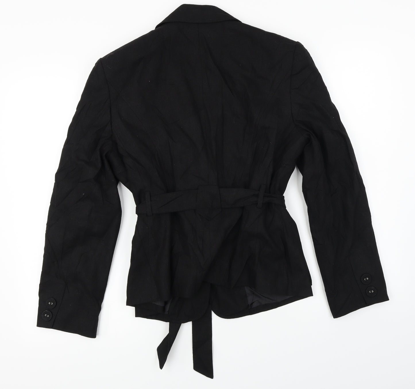 M&Co Womens Black   Jacket Coat Size 14