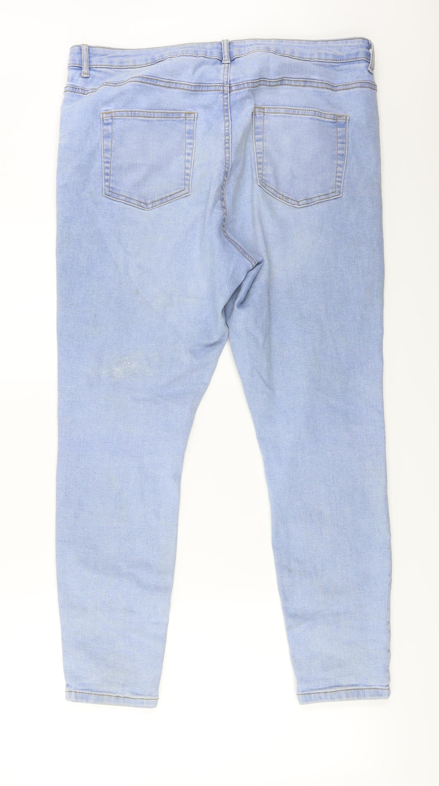 Primark Womens Blue   Trousers  Size 18 L25 in