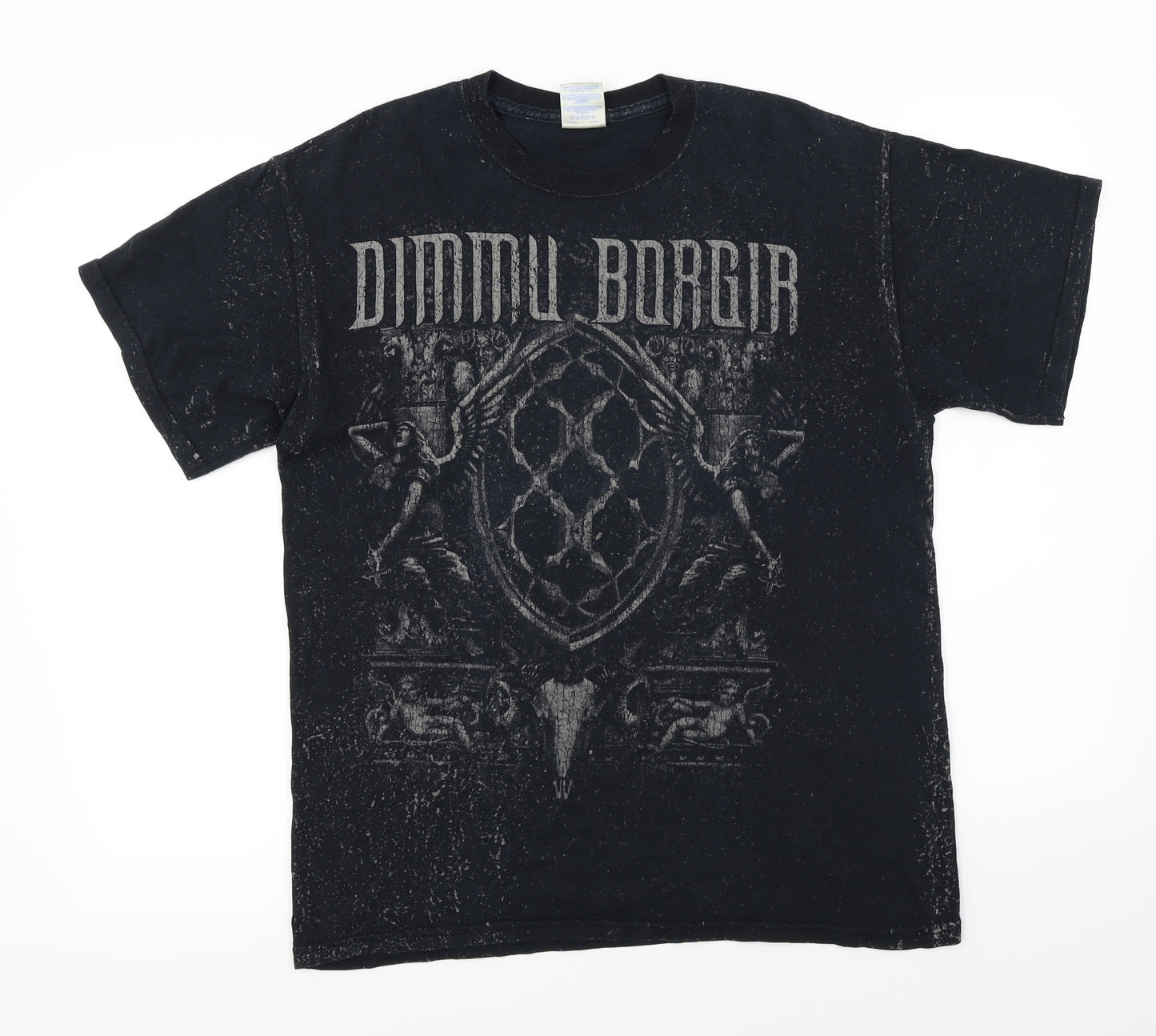 Gildan  Mens Black    T-Shirt Size M