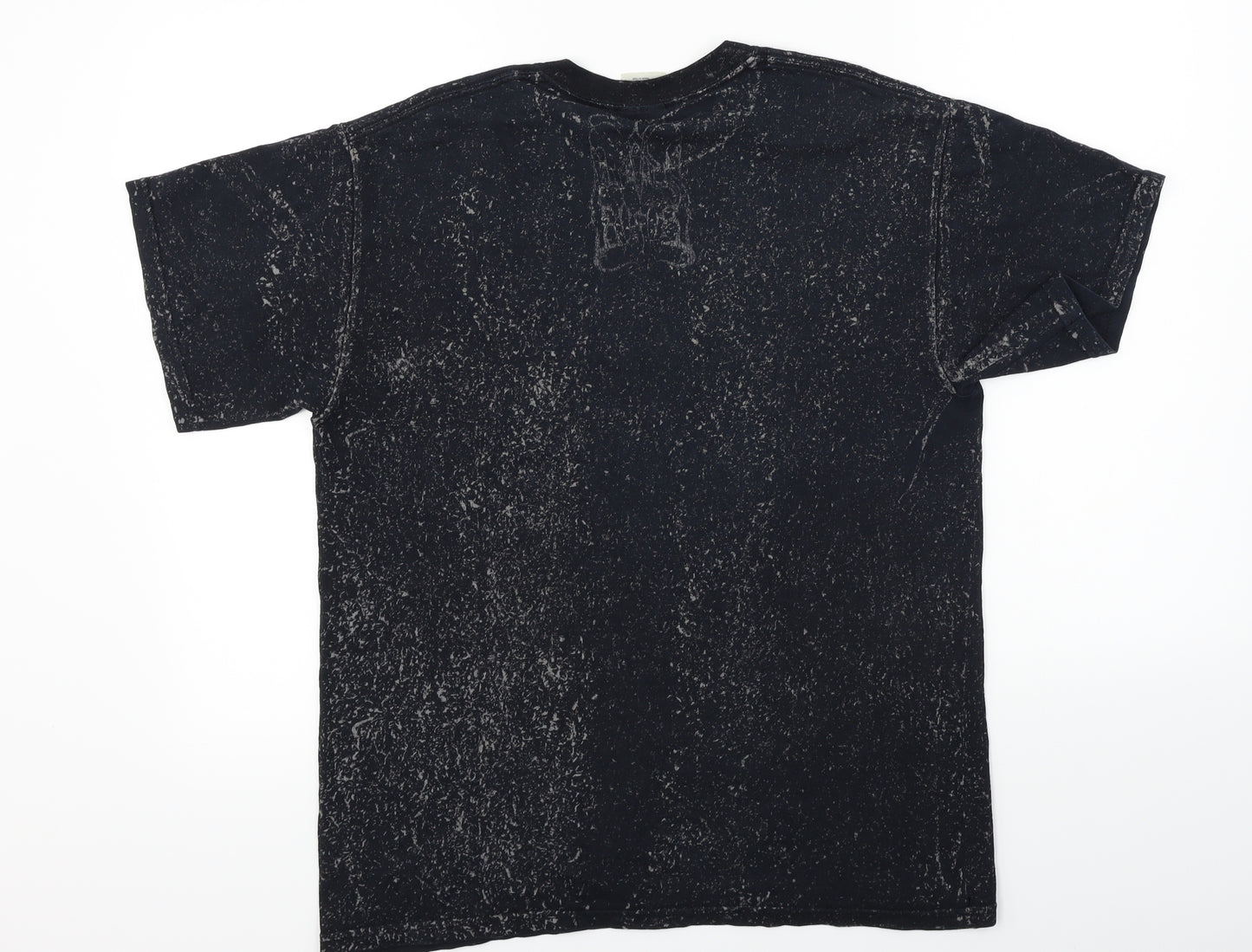 Gildan  Mens Black    T-Shirt Size M