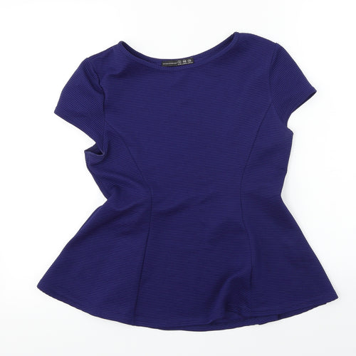 Atmosphere  Womens Blue   Basic Blouse Size 12