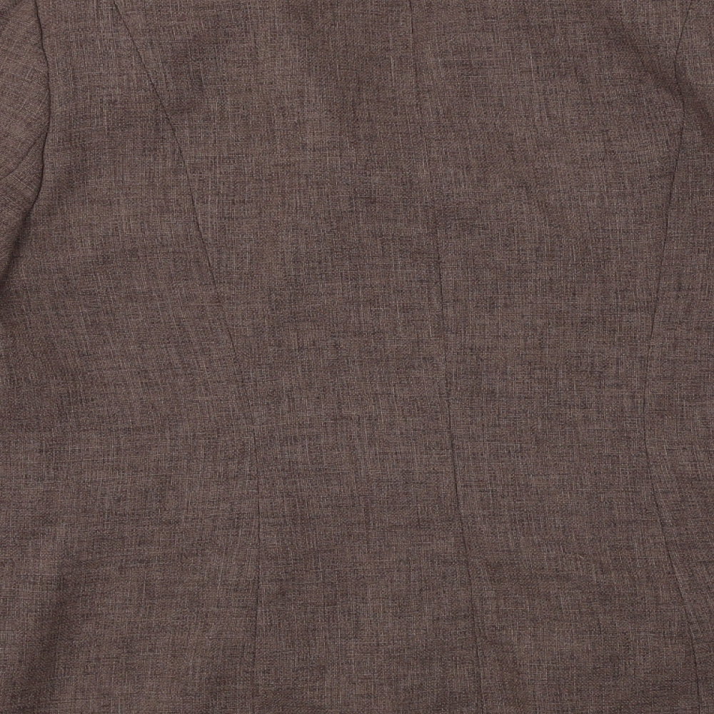 Eastex  Womens Brown   Jacket Blazer Size 12