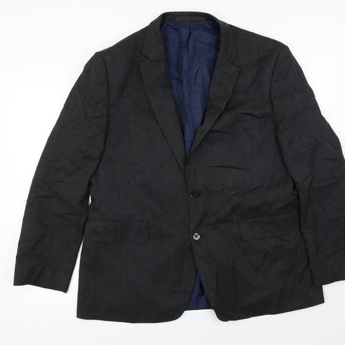 John Lewis  Mens Black   Jacket Blazer Size 42