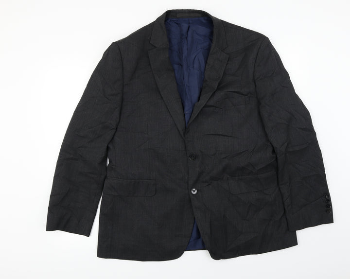 John Lewis  Mens Black   Jacket Blazer Size 42