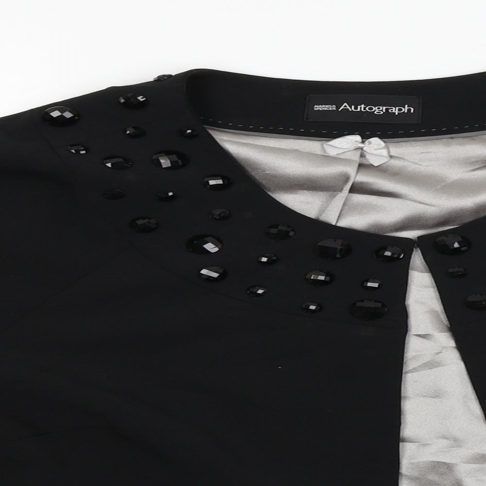 Marks and Spencer  Womens Black   Jacket Blazer Size 16