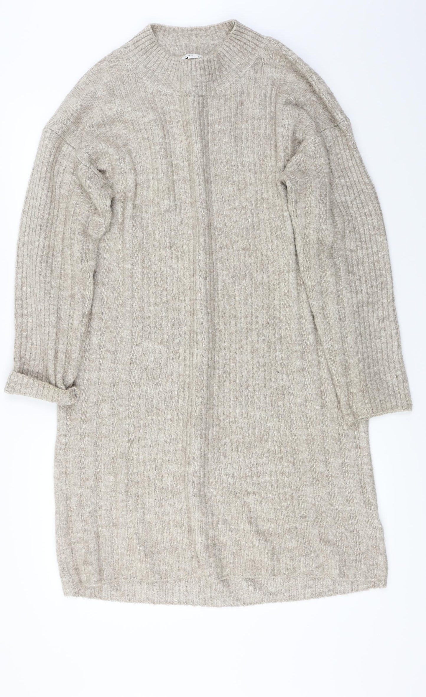 Topshop  Womens Beige   Jumper Dress  Size S