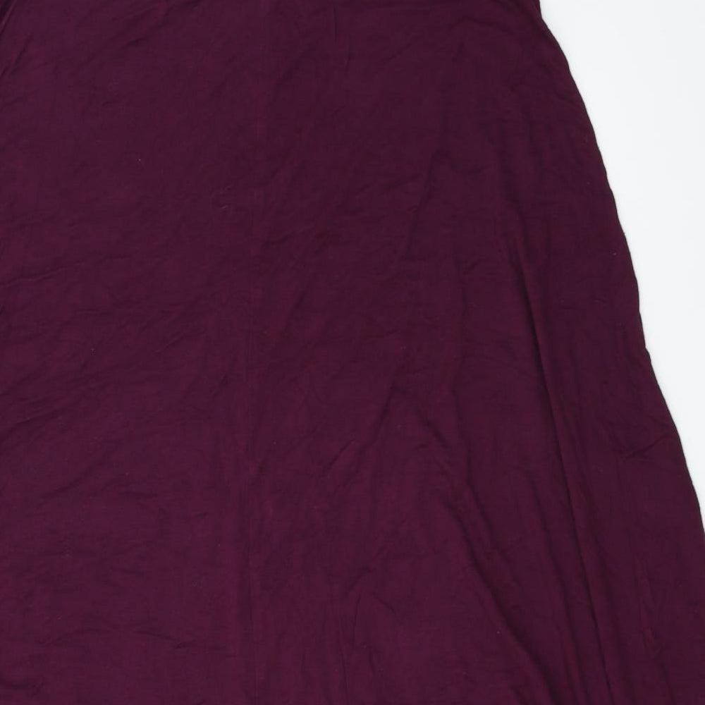 boohoo  Womens Purple   Basic Blouse Size 10