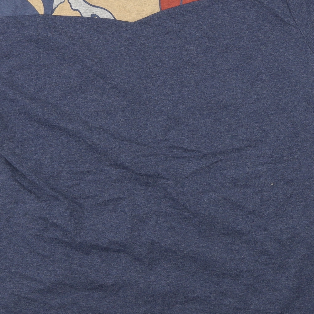 FLY53 Mens Blue    T-Shirt Size XL