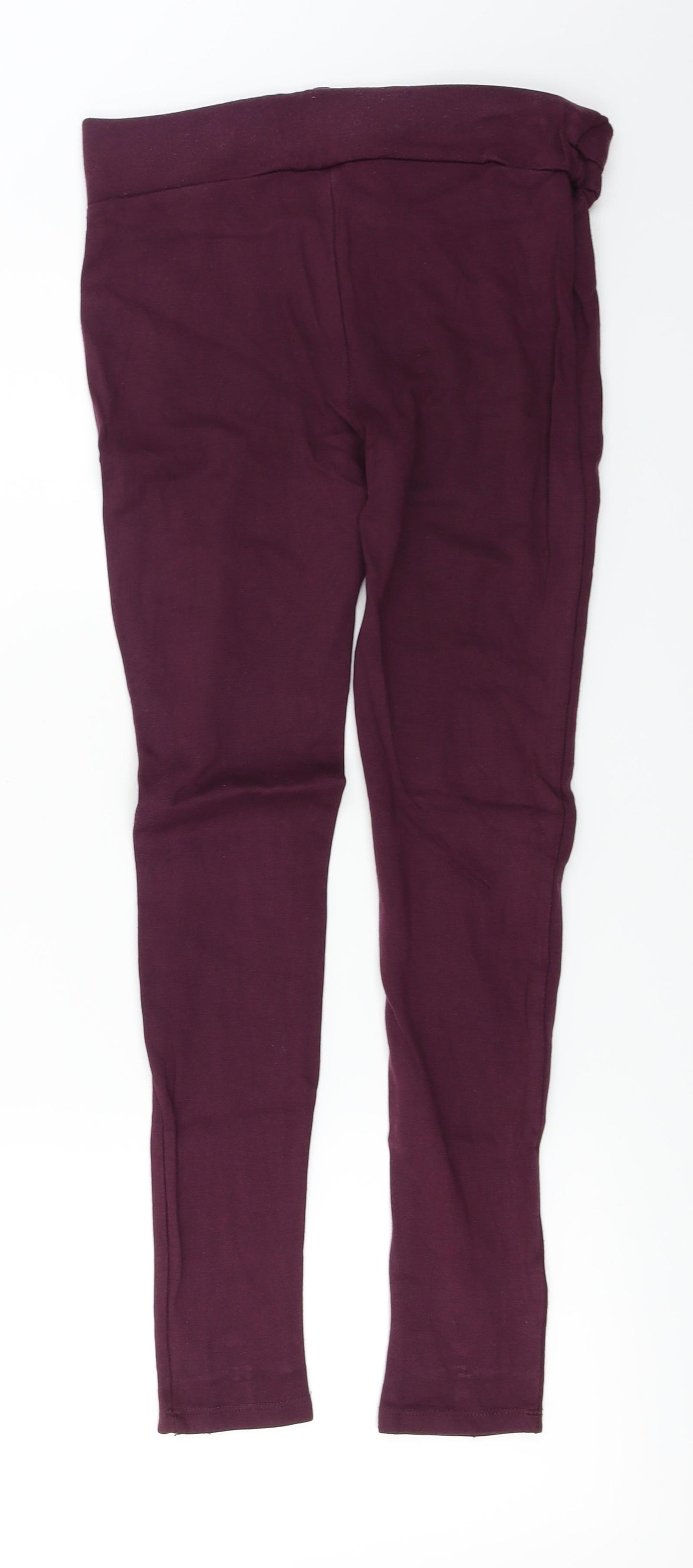 Preworn Womens Purple    Leggings Size 8 L23 in
