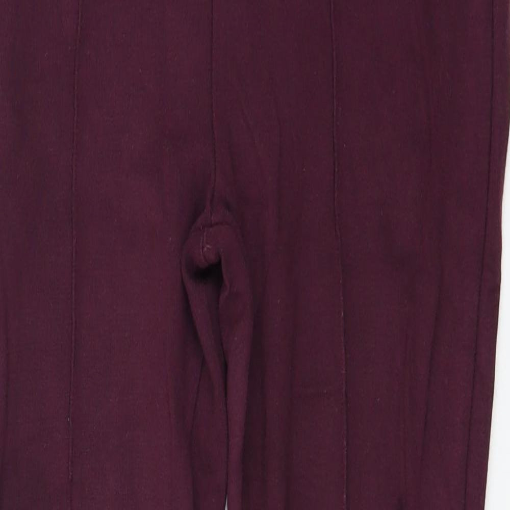 Preworn Womens Purple    Leggings Size 8 L23 in