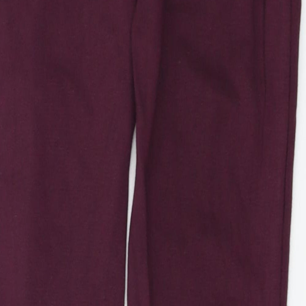 Preworn Womens Purple    Leggings Size 8 L23 in