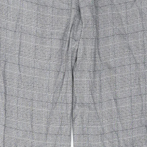 River Island  Womens Grey Check  Trousers  Size 32 in L26 in