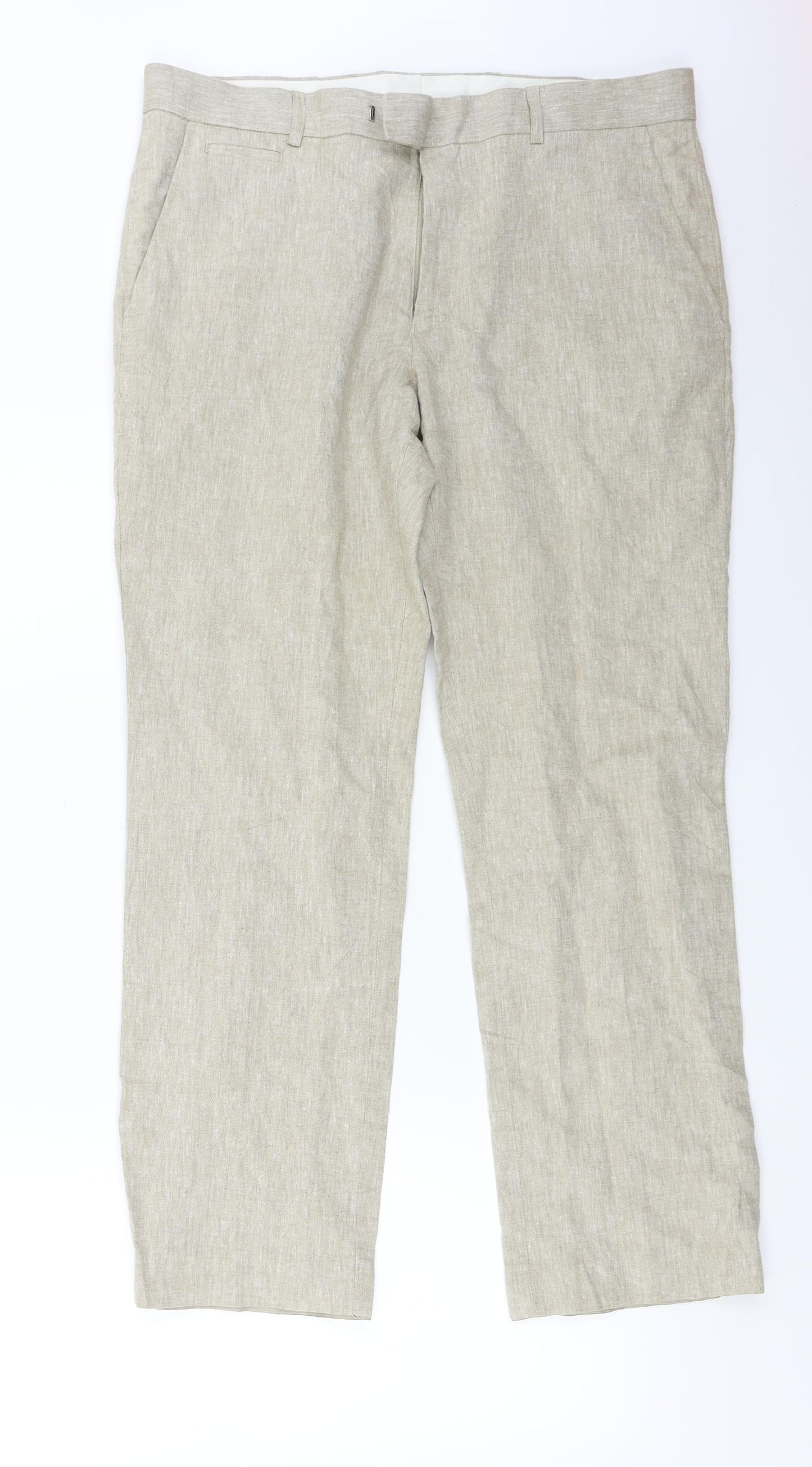 Debenhams  Womens Beige   Trousers  Size 34 in L27 in