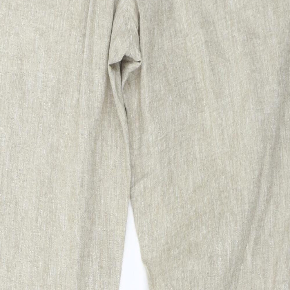 Debenhams  Womens Beige   Trousers  Size 34 in L27 in
