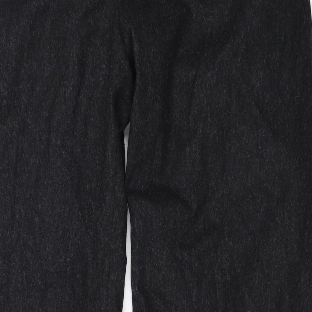 keu Womens Black   Trousers  Size 12 L27 in