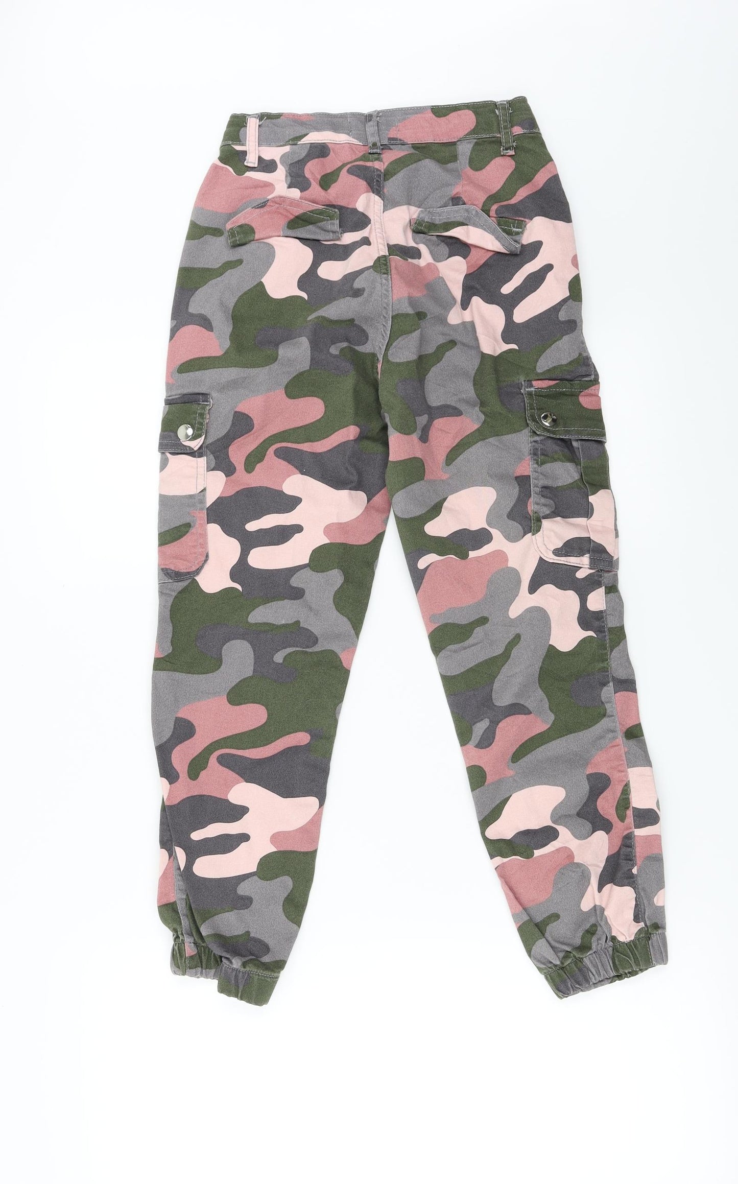Select  Girls Grey Camouflage   Trousers Size 12-13 Years
