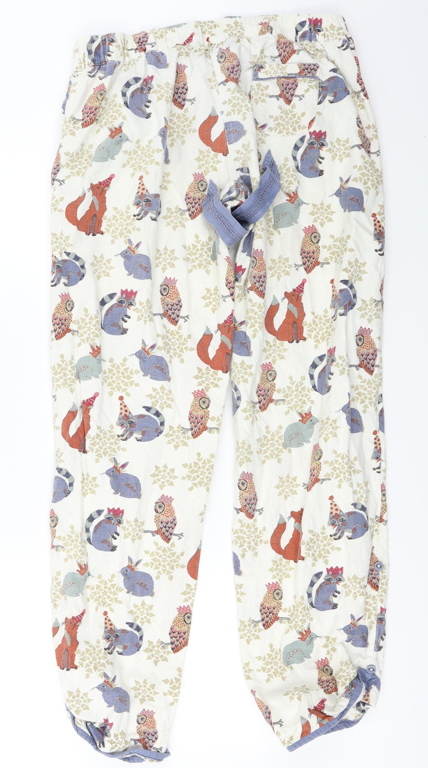 Fat Face Womens Ivory   Trousers  Size 10 L26 in