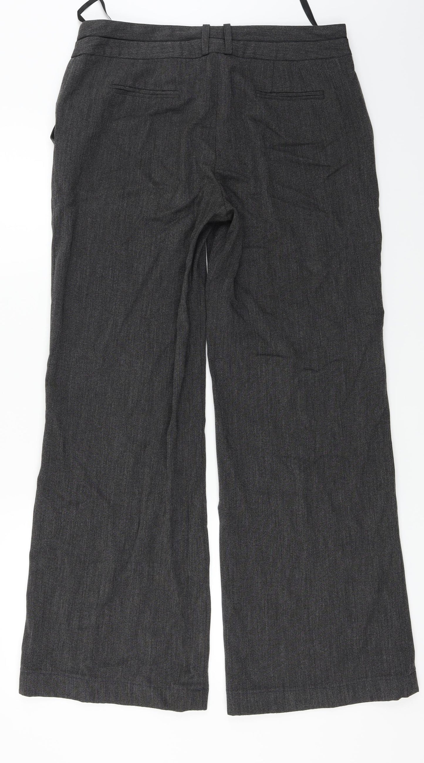 Laura Ashely  Womens Grey   Trousers  Size 12 L27 in