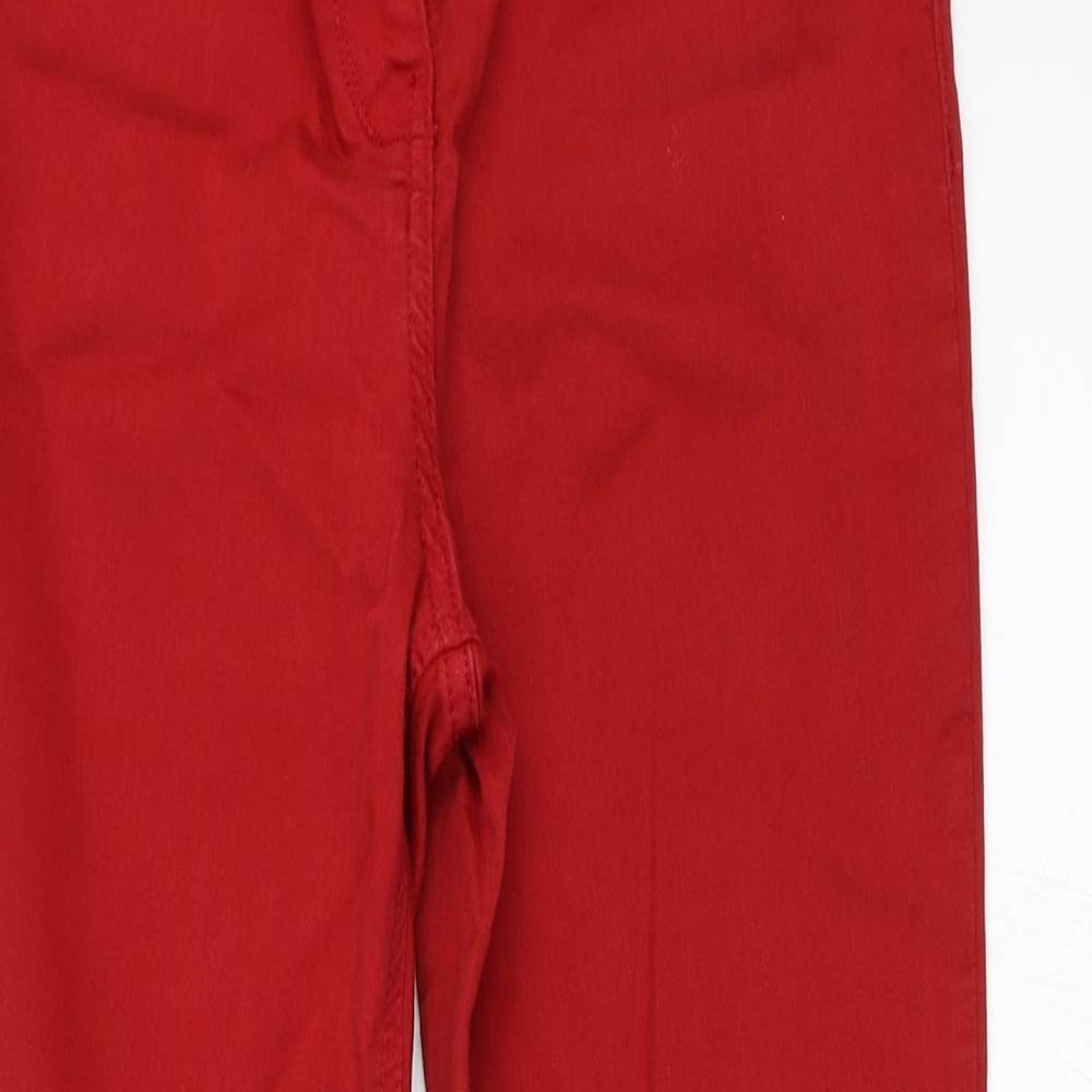 Matalan Womens Red   Skinny Jeans Size 10 L27 in