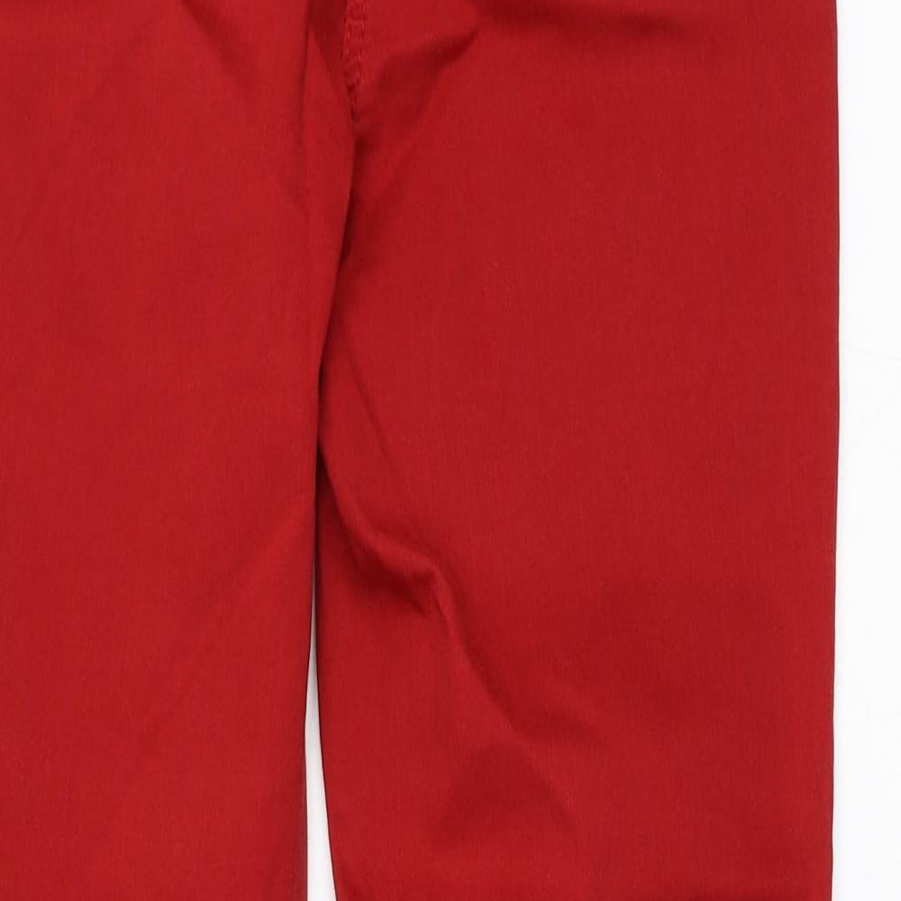 Matalan Womens Red   Skinny Jeans Size 10 L27 in