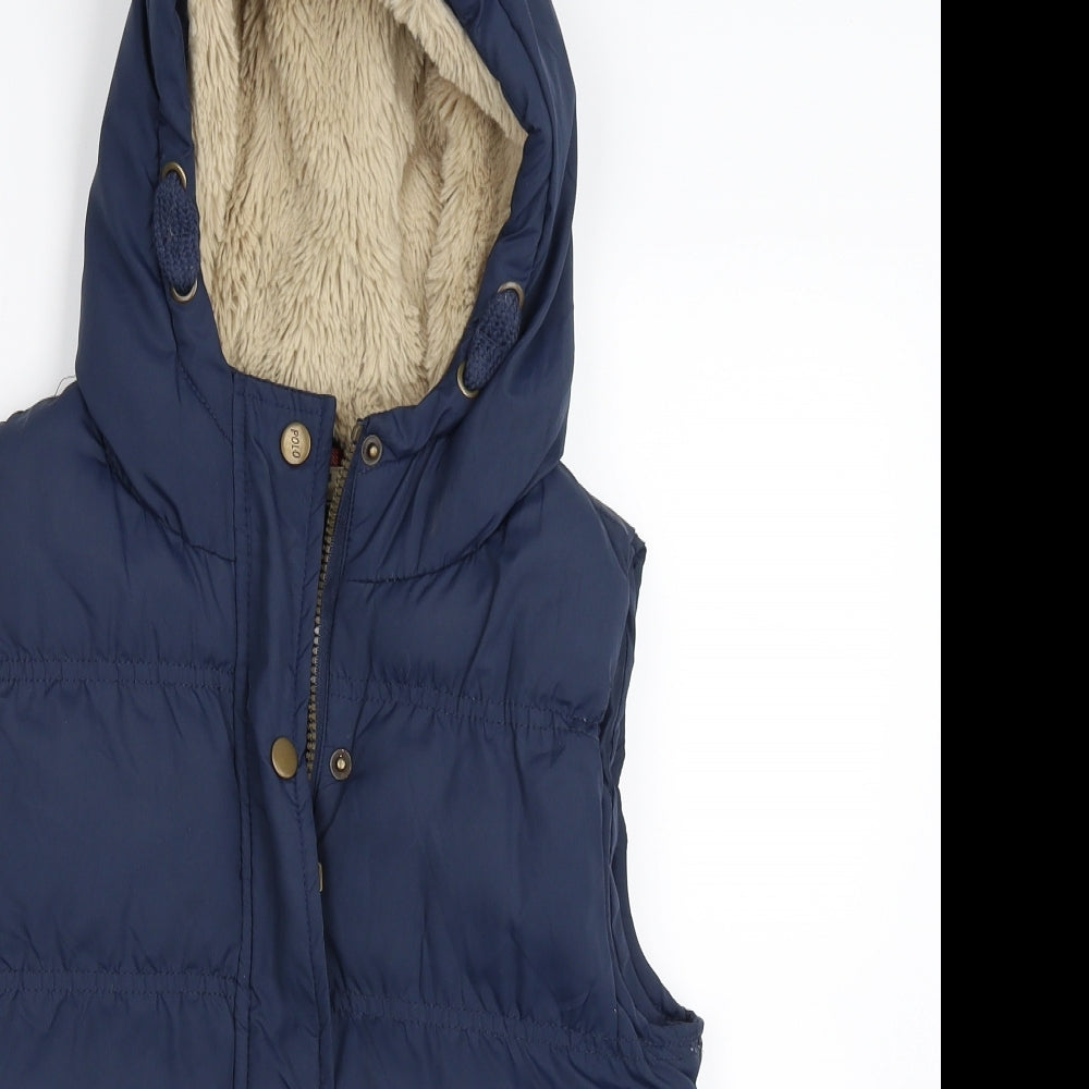 YD Girls Blue   Gilet Coat Size 10-11 Years