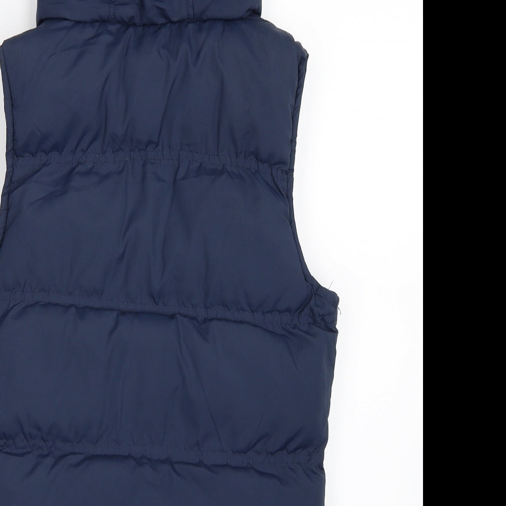 YD Girls Blue   Gilet Coat Size 10-11 Years