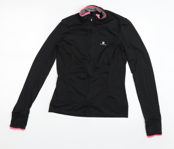 DOMYOS Womens Black   Full Zip Sweatshirt Size 40