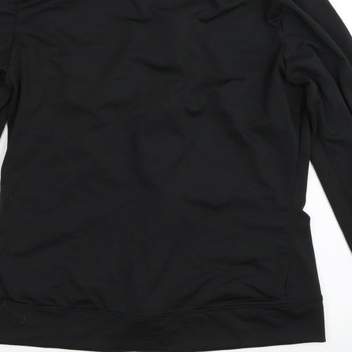 DOMYOS Womens Black   Full Zip Sweatshirt Size 40