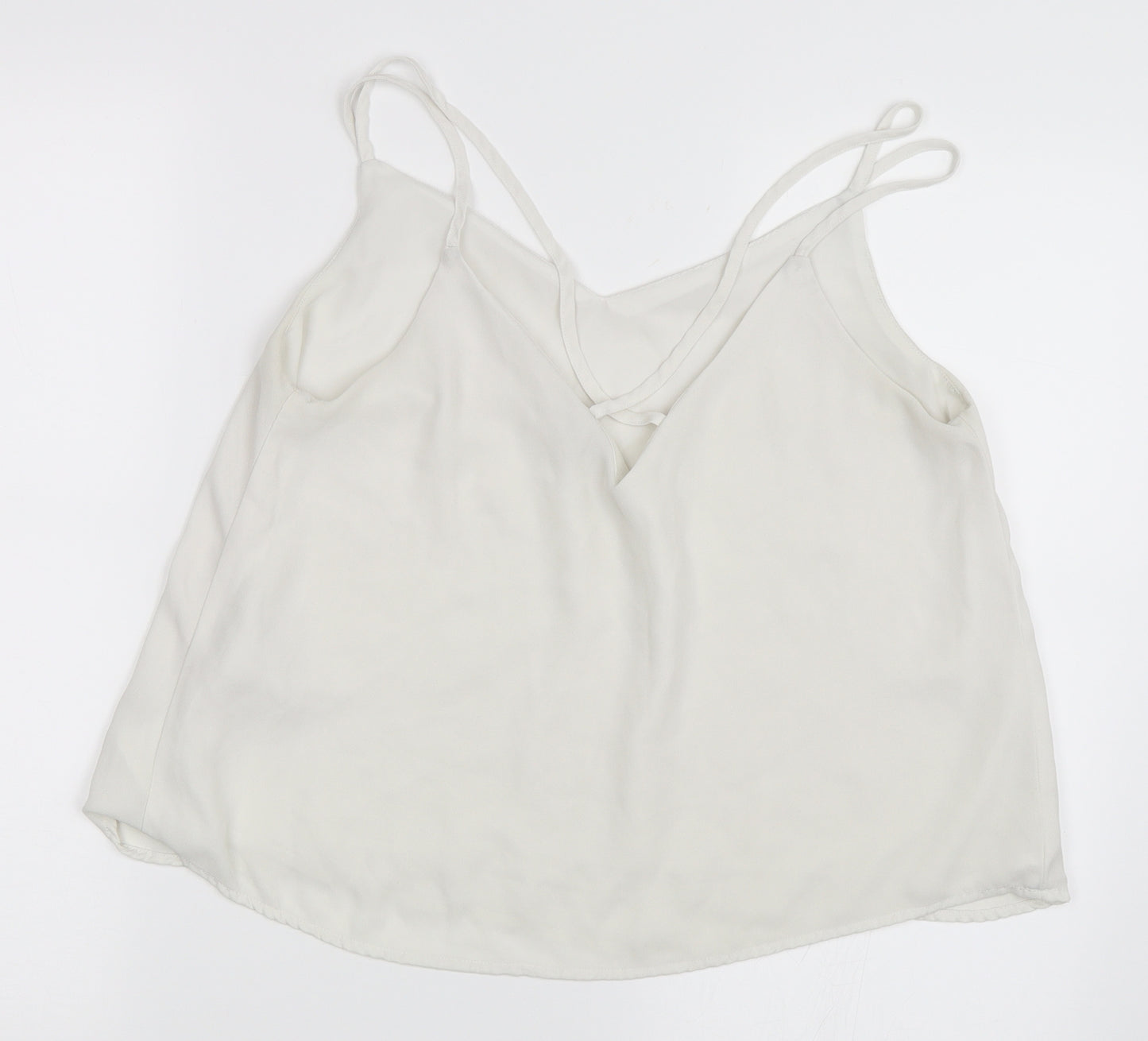 Pimkie Womens White   Camisole Blouse Size M