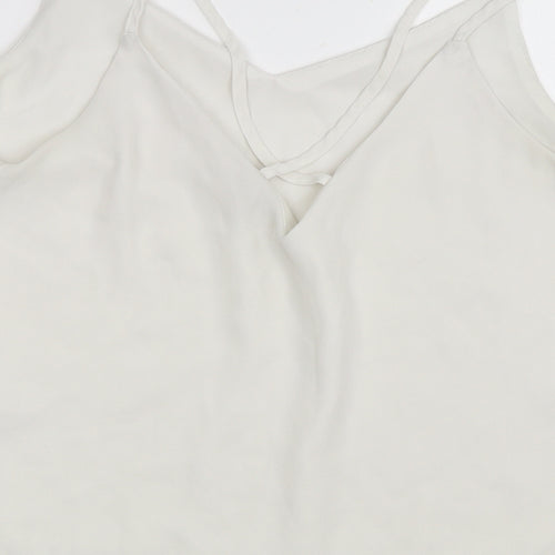 Pimkie Womens White   Camisole Blouse Size M