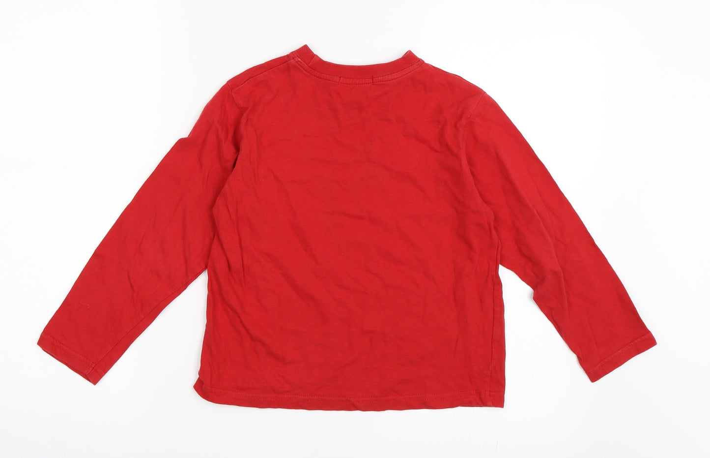 George Boys Red   Basic T-Shirt Size 6-7 Years