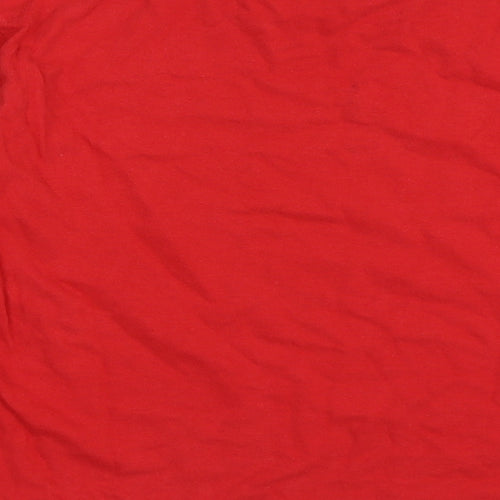 George Boys Red   Basic T-Shirt Size 6-7 Years