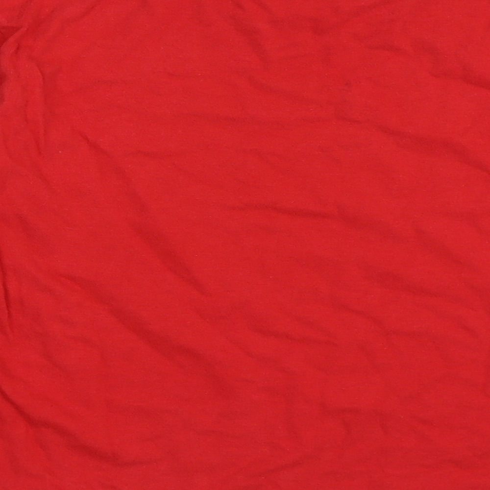 George Boys Red   Basic T-Shirt Size 6-7 Years