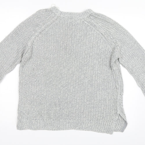 Peacocks Womens Grey   Pullover Jumper Size M