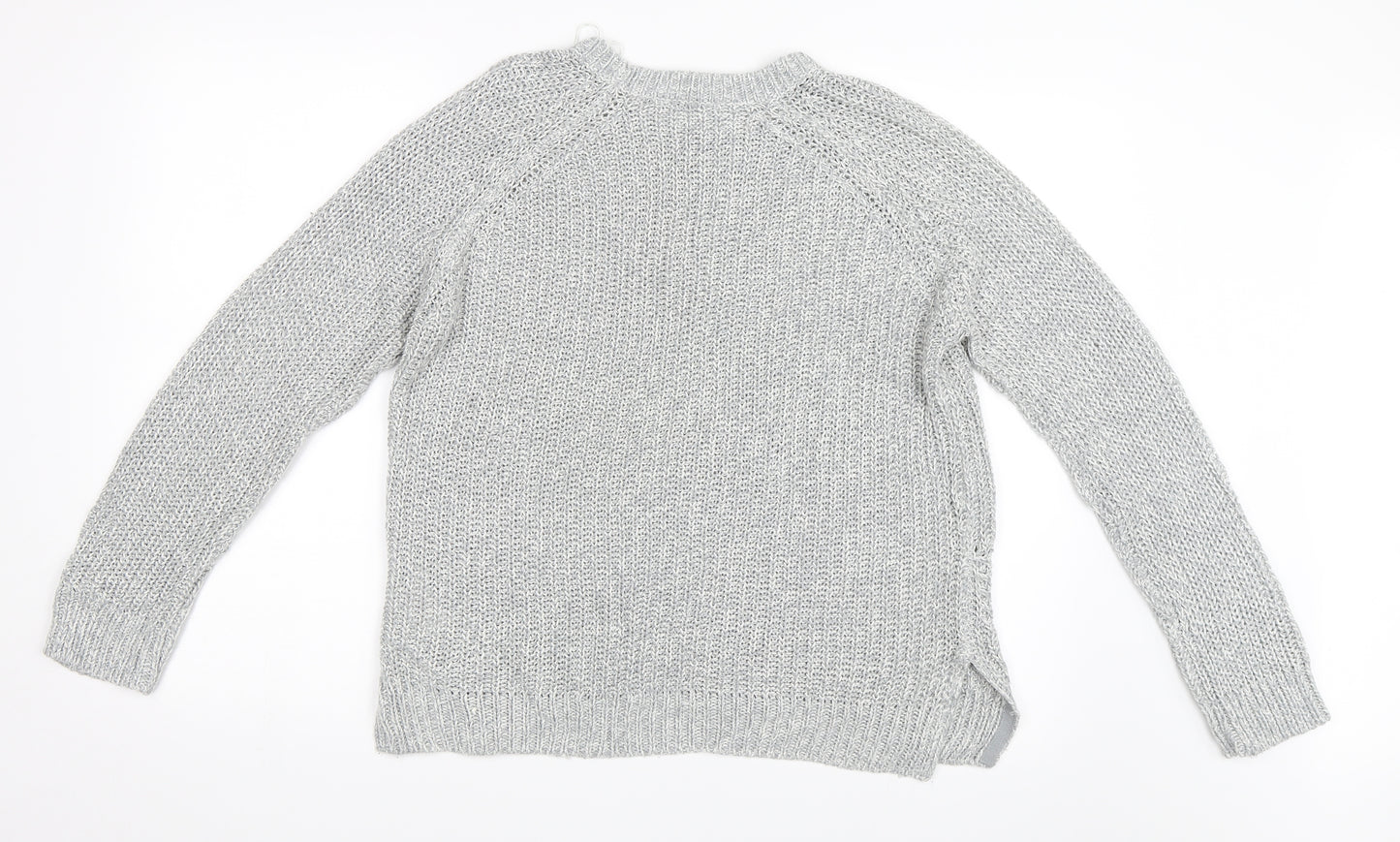 Peacocks Womens Grey   Pullover Jumper Size M