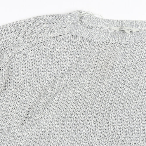 Peacocks Womens Grey   Pullover Jumper Size M