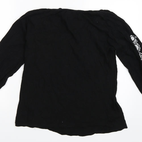 Atmosphere Womens Black   Basic T-Shirt Size 10