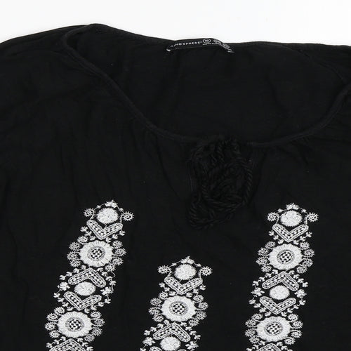 Atmosphere Womens Black   Basic T-Shirt Size 10