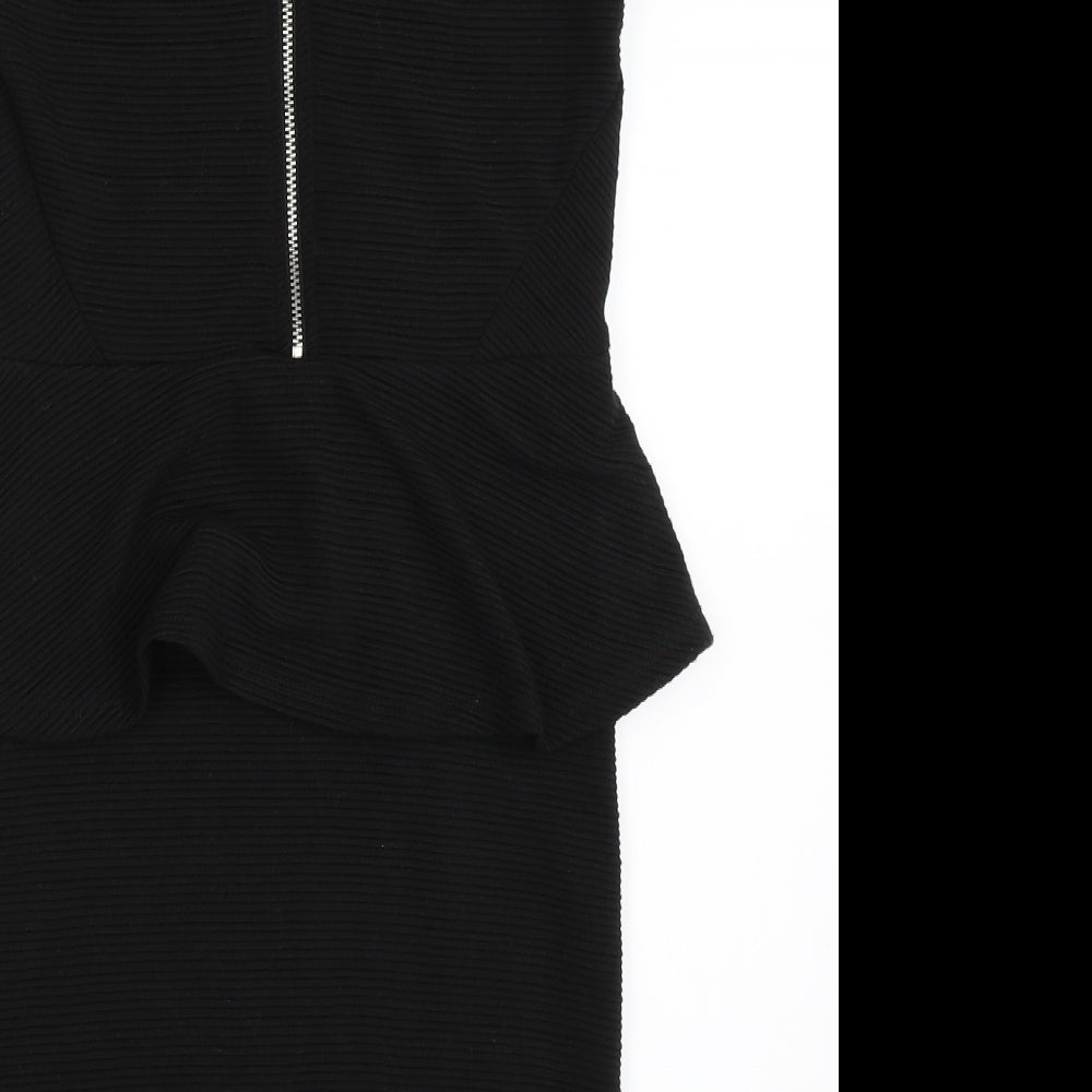 H&M Womens Black   Bodycon  Size 12